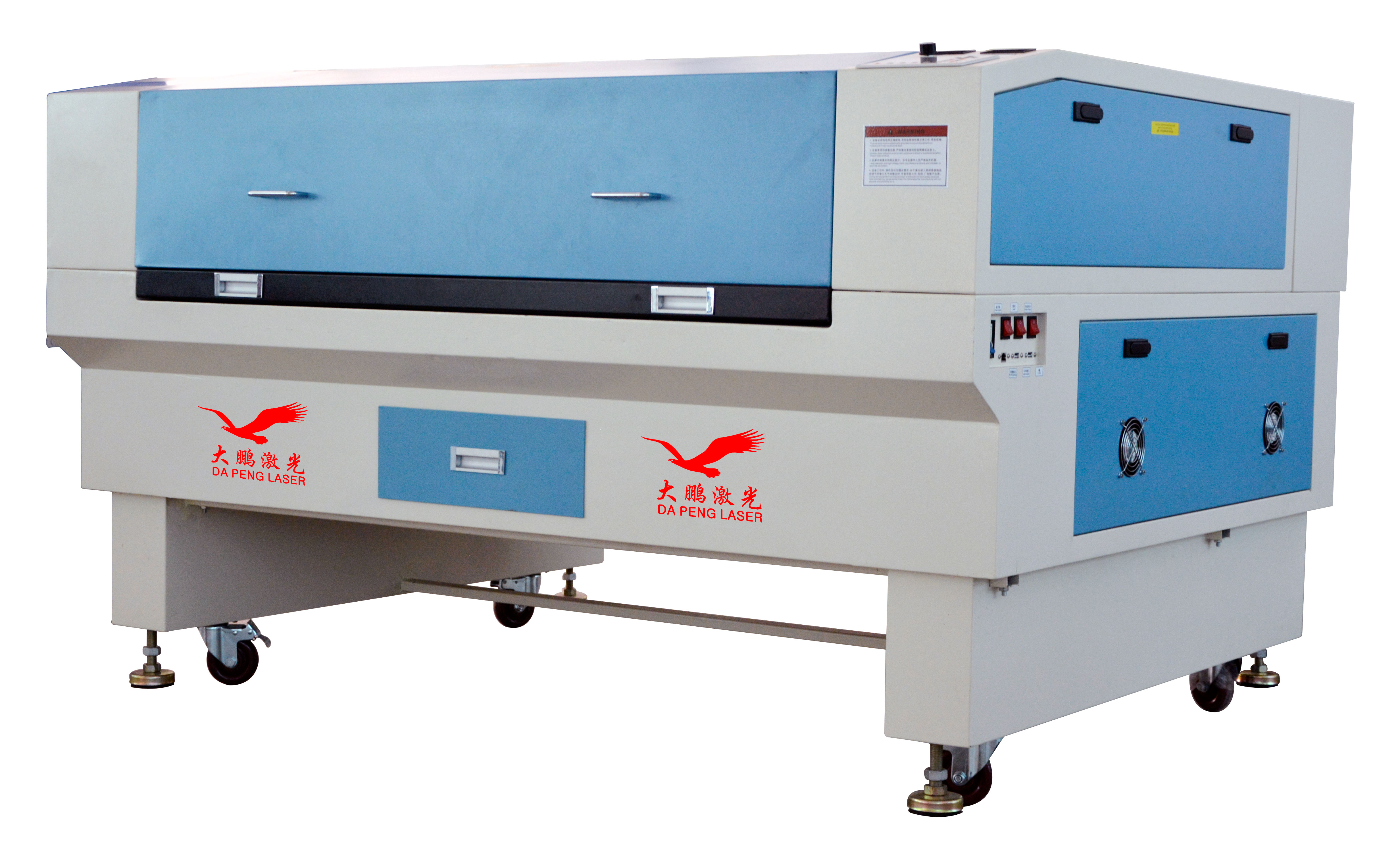 Glass tube CO2 laser cutting machine