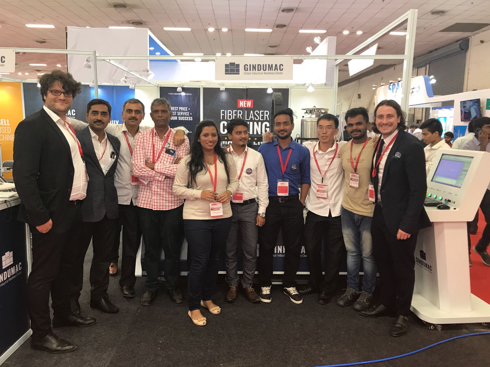 Itemex in customer booth 2018 India