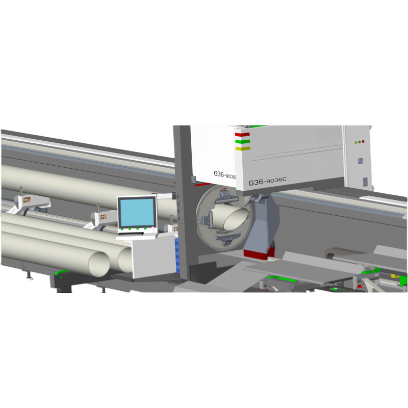 12000W Fiber Laser Tube Cutting Machine 9-Meter Heavy-Duty with 360mm Triple Chuck + Bevel Cutting Function