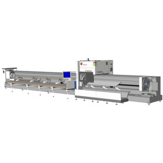 6000W 7m Length 360 Three-Chuck Fiber Laser Tube Cutting Machine for 360mm Round Tubes