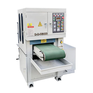RRP5240C Wet Wide Belt Sander | 3-Station | PLC Touch Screen Control | Magnetic Conveyor