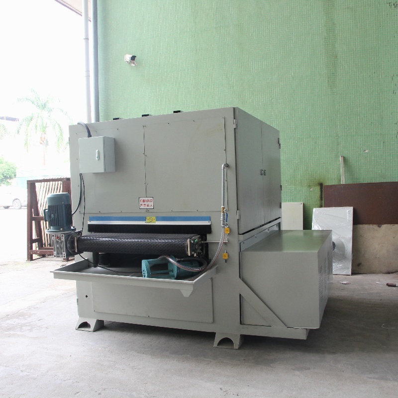 RRRR1300 Wet Wide Belt Sander Wide Finishing / Deburring Machine & Wet Collector