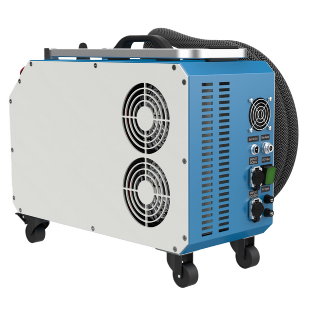 200W Air-Cooled Pulsed Laser Cleaning Machine For Metal Parts Rust Removal