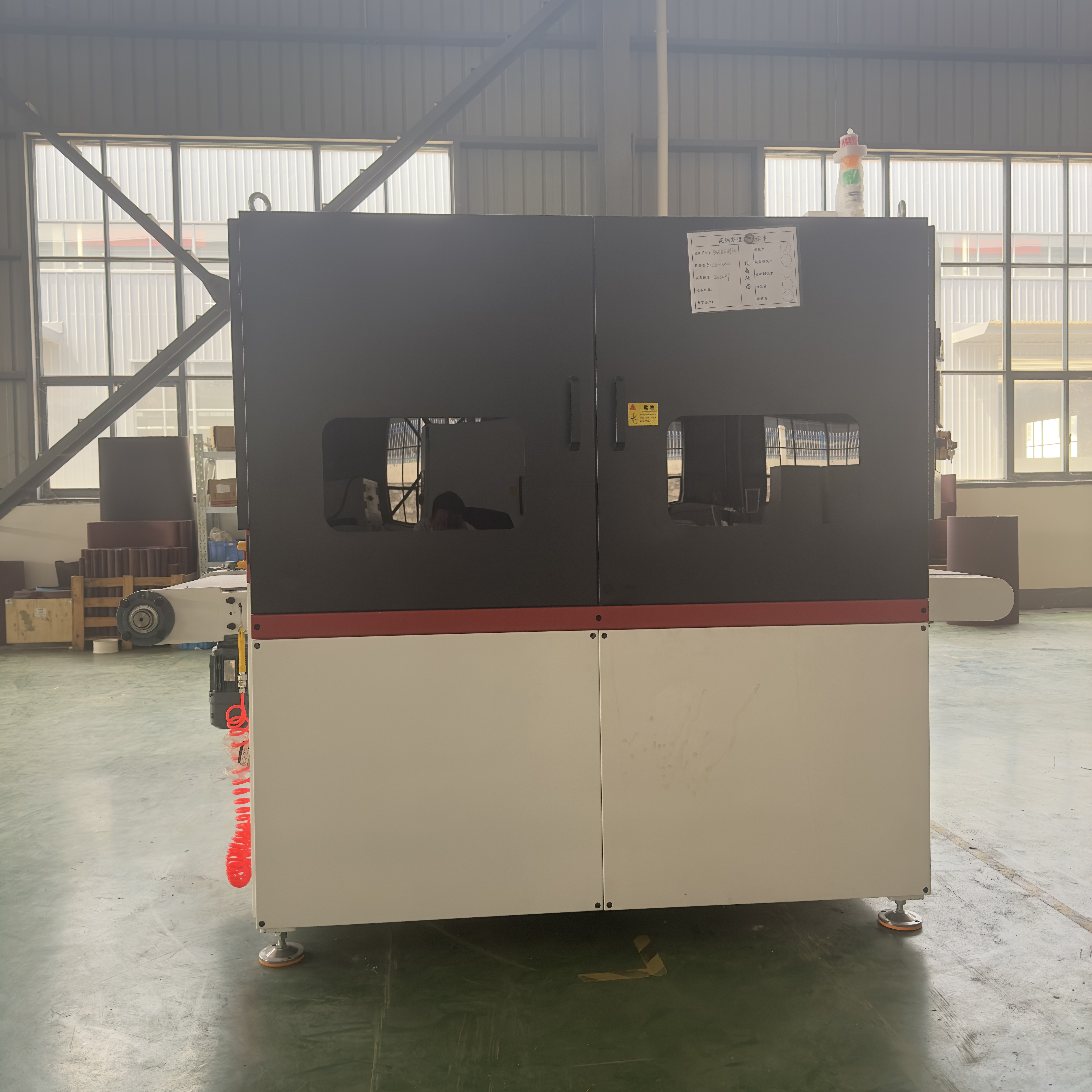 Deburring And Edge Rounding Machine for Deburring, Edge Rounding After Flame Cutting Processes of Metal Parts