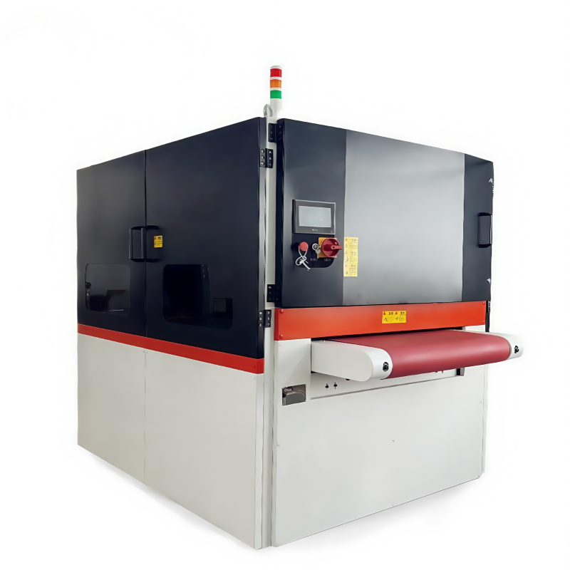800mm Multibrush Finishing Machine Wide Belt Finishing Machine for Deburring And Edge Rounding Stainless Steel Carbon Steel Sheet