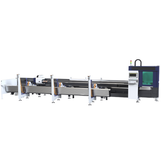 1500-3000W 3D Laser Tube Cutting Machine (Small Double Chuck Straight Cutting)
