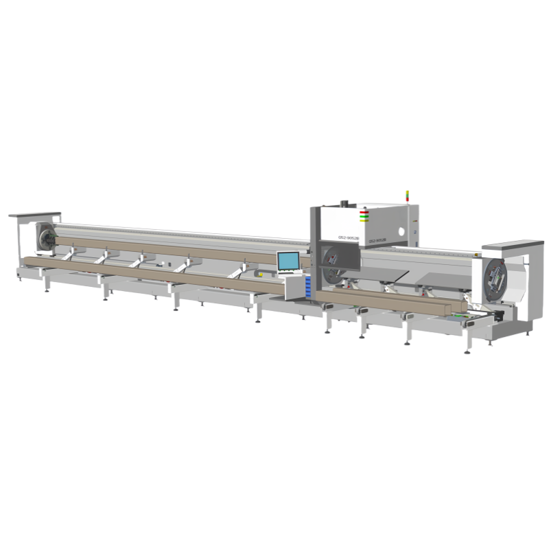 12000W Fiber Laser Tube Cutting Machine 9-Meter Heavy-Duty with 360mm Triple Chuck + Bevel Cutting Function