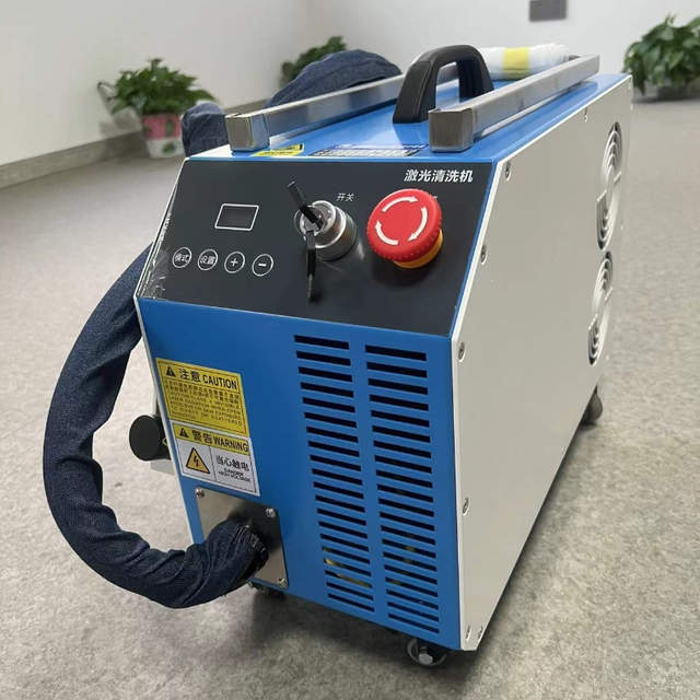 Air Cooling Pulsed Laser Cleaning Machine 50W Portable Laser Rust Removal Cleaner for Metal Laser Paint Removal