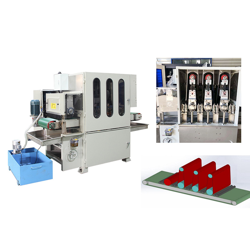 400mm Wet Wide Belt Sander Sanding Machine for Deburring And Edge Rounding for Laser-cut And Stamped Sheet Metal