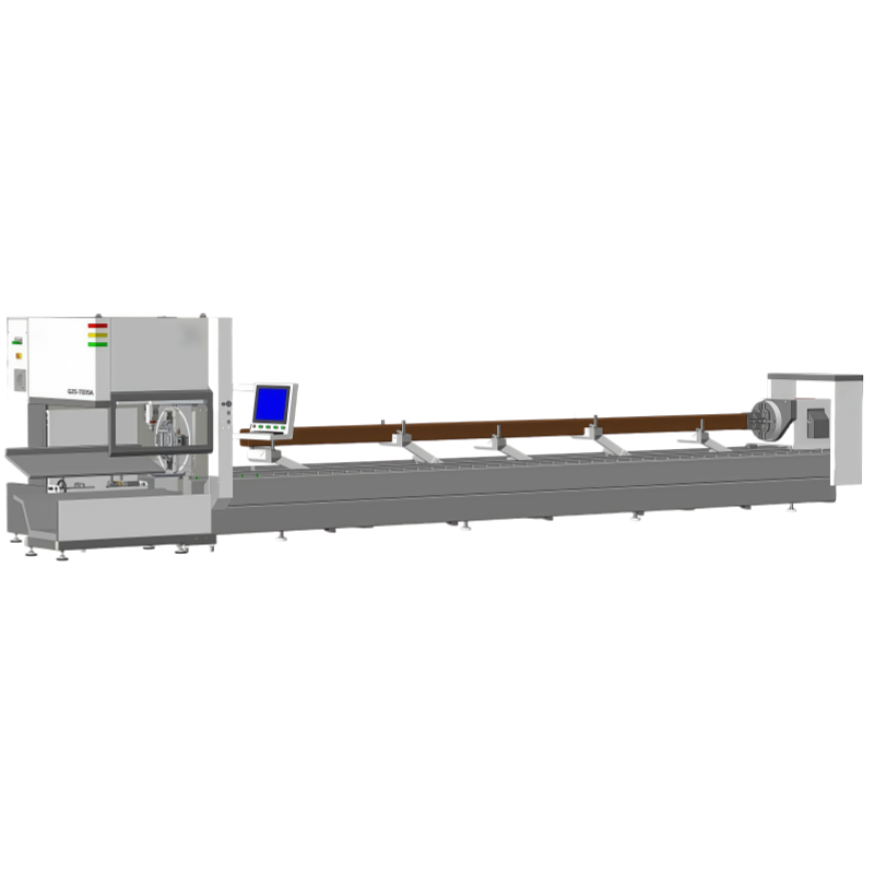 3000W Fiber Laser Tube Cutting Machine 250mm Chuck Round Tubes 250mm