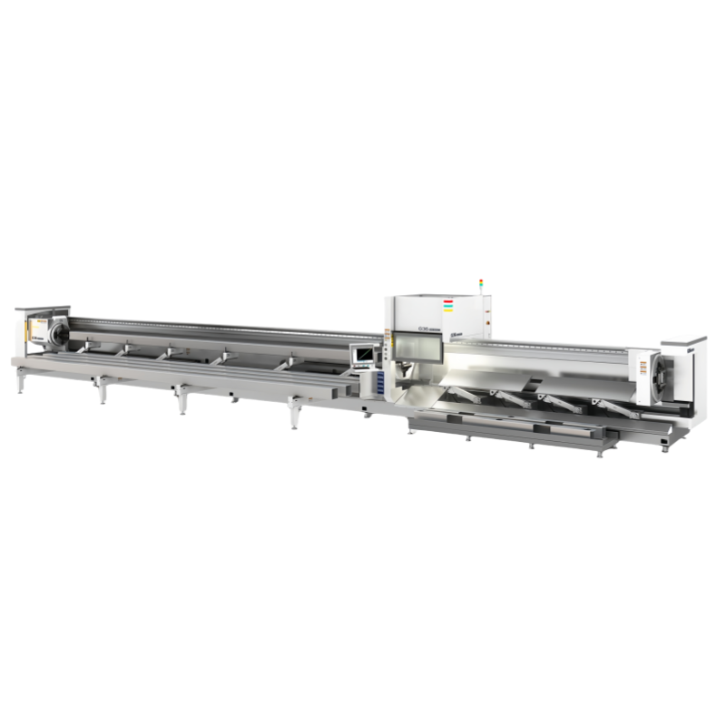 12000W Fiber Laser Tube Cutting Machine 9-Meter Heavy-Duty with 360mm Triple Chuck + Bevel Cutting Function
