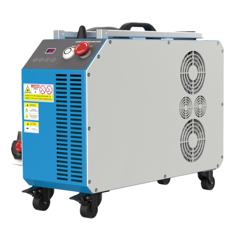 100W Air-cooled Pulsed Laser Cleaning Machine for Metal Rust Removal