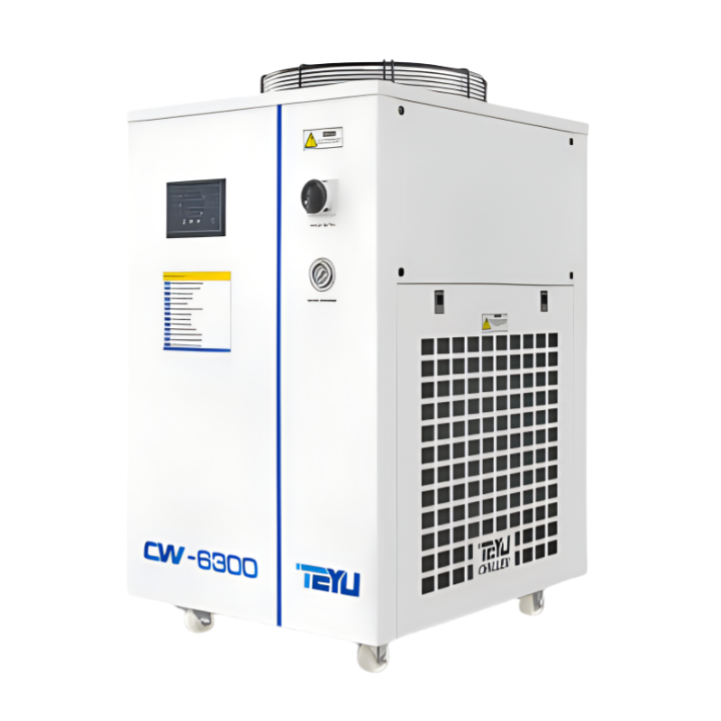 CW-6300 Water Chiller for cooling high-powered laser systems including 400W CNC CO2 laser cutting machines