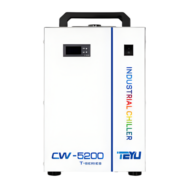CW-5200 Industrial Water Chiller for up to 130W DC CO2 laser or 60W RF CO2 Laser Engraving And Cutting Machine