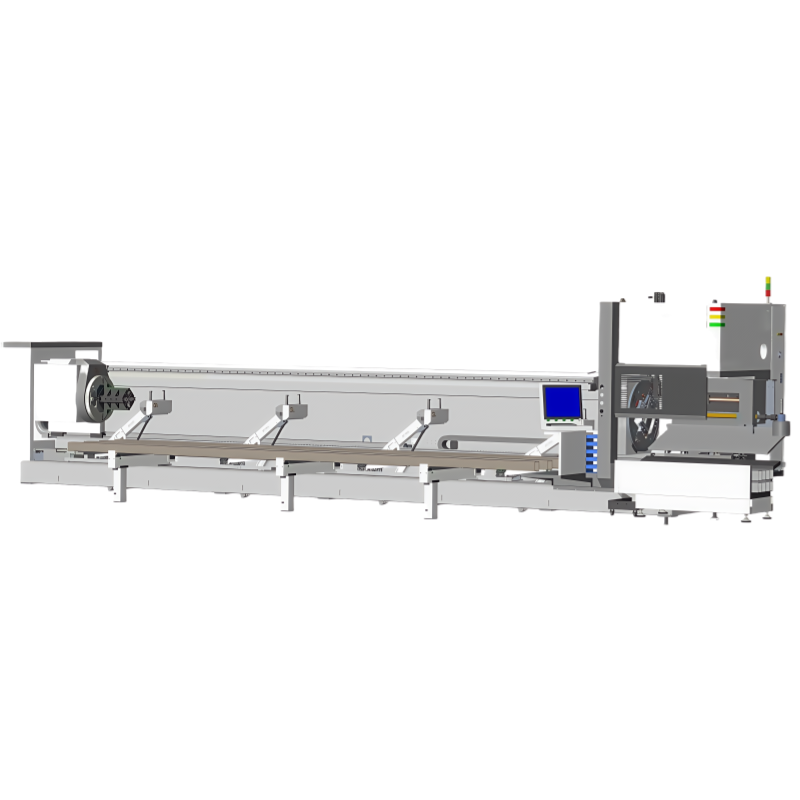 3000W Fiber Laser Tube Cutting Machine 250mm Chuck Round Tubes 250mm