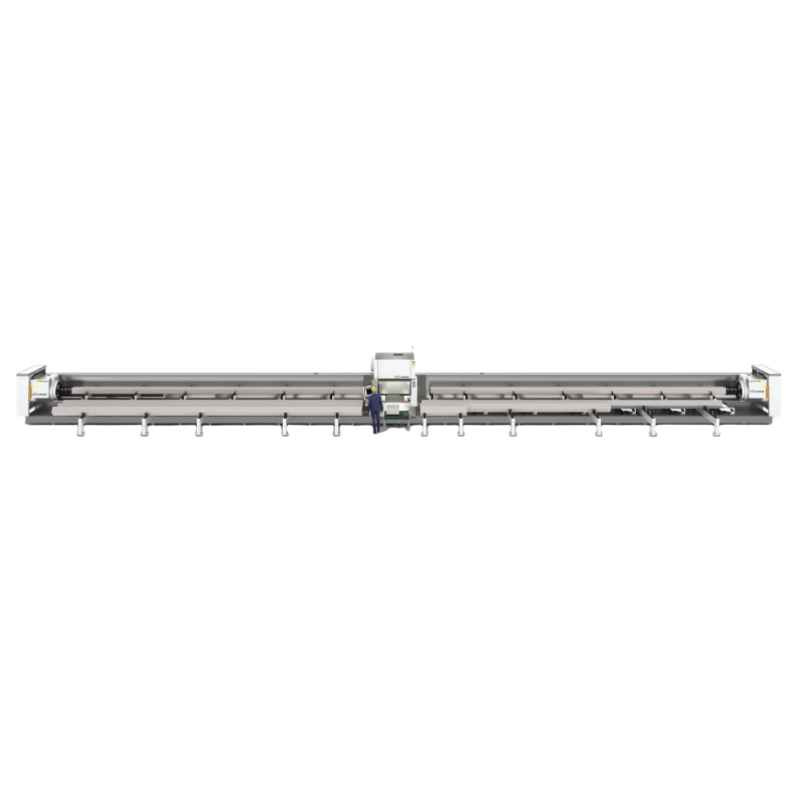 3000W Three-chuck Tube Fiber Laser Cutting Machine for 250mm Round Tubes