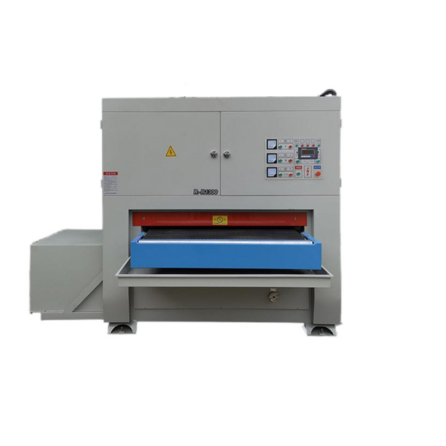 RRP1300 Wide Belt Grinding Machine Heavy-Duty Wet Wide Belt Sander for Professional Metal Deburring Slag Removal And Surface Finishing
