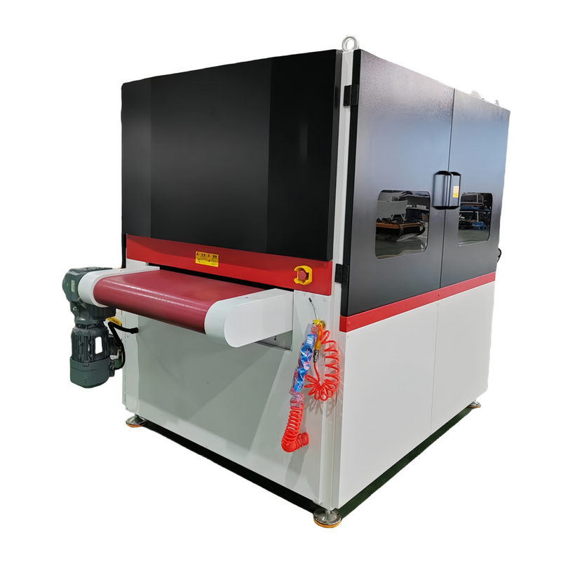 1000mm Deburring And Edge Rounding Machine for Clean The Burrs Formed After The Flame Cutting Processes of Metal Parts
