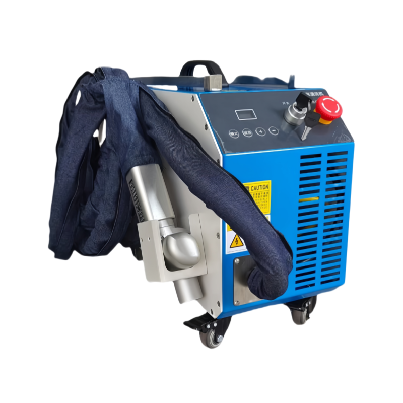 Air Cooling Pulsed Laser Cleaning Machine 50W Portable Laser Rust Removal Cleaner for Metal Laser Paint Removal