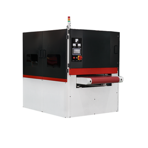 Deburring Egde Rounding Oxide Removal Finishing Machine With Rotary Brush Head in 1000mm Working Width