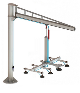 Plug-In Vacuum Lifter Loading and Unloading systems for Fiber Laser Cutting Machine