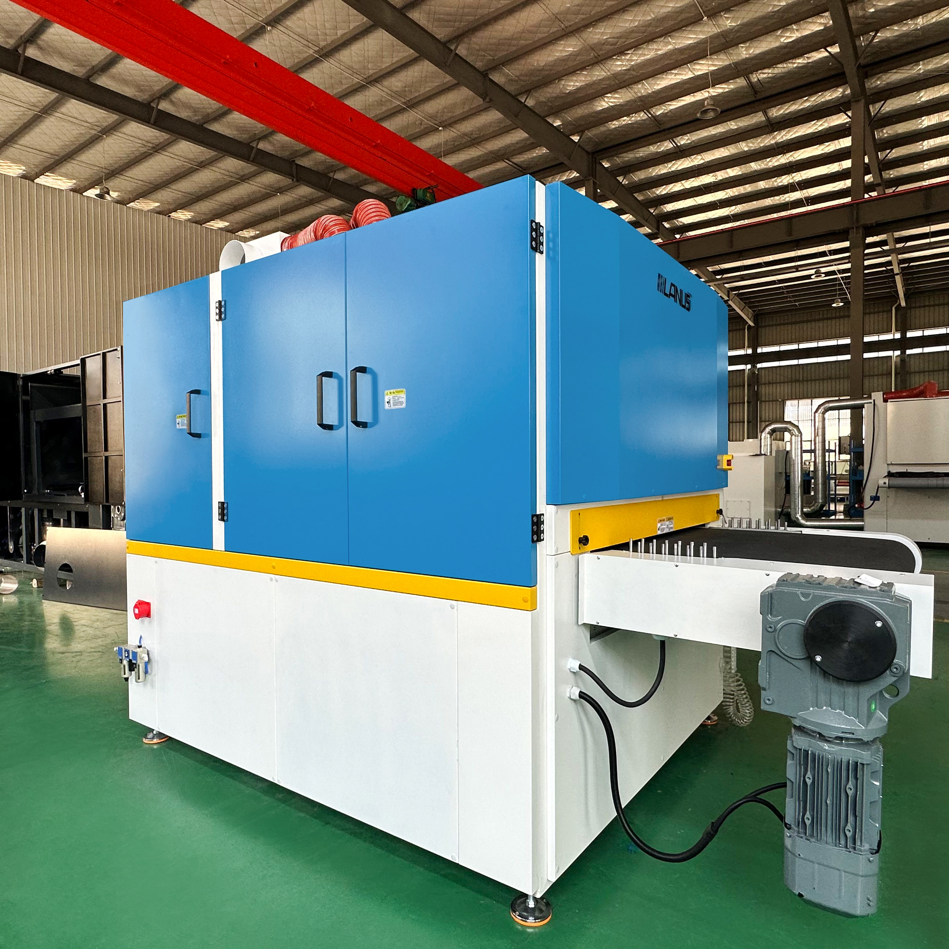 1350mm Automatic Sheet Metal Sander Deburring Machine for Edge Stainless Steel Sheet Metal Deburring Machine