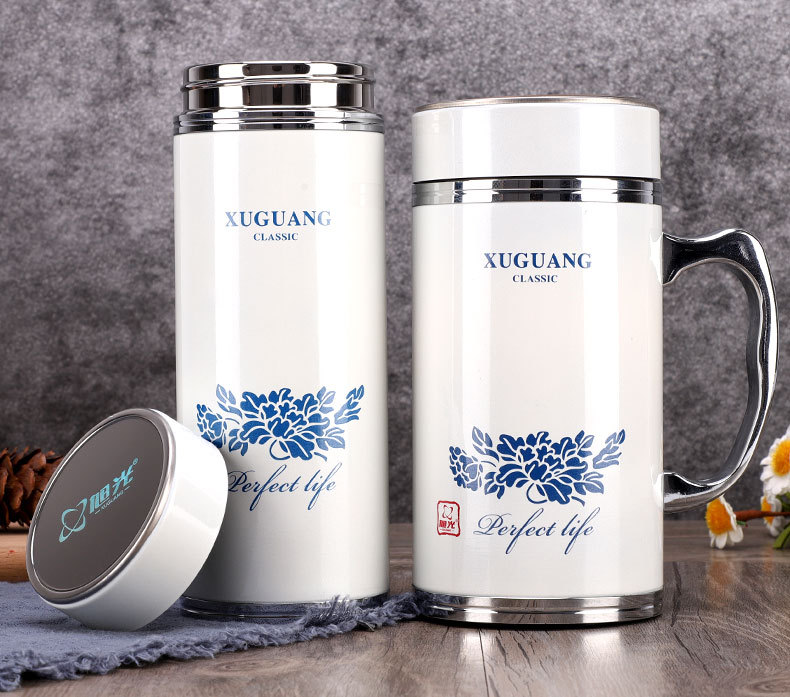 Laser marking and laser engraving of ceramic cups, glass cups, stainless steel cups and vacuum flasks (1)