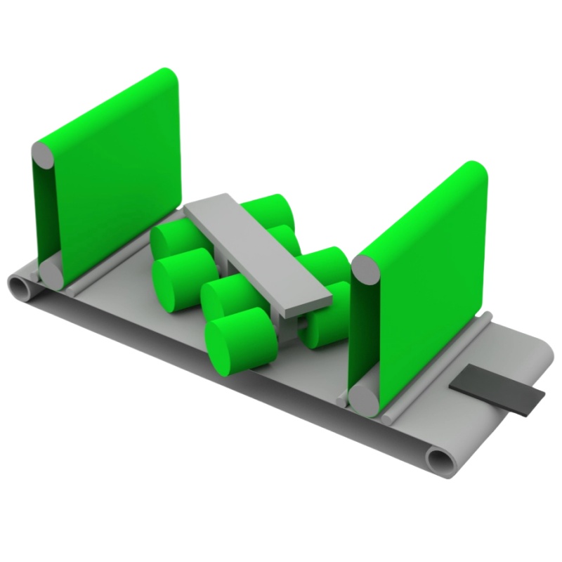 1砂带+8万向轮+1砂带