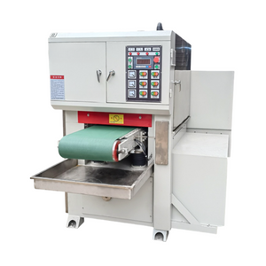 RRR5240C Automatic Wet Wide Belt Sander | Magnetic Conveyor Table | 3 Sanding Heads | PLC Touch Screen