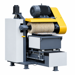 High-Power Flat Metal Polishing Machine | Automatic Surface Buffing & Mirror Finishing